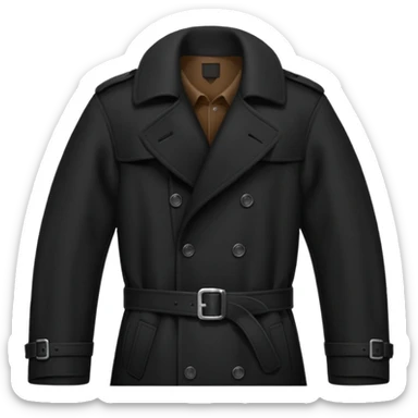 outerwear coat men trenchcoat sticker