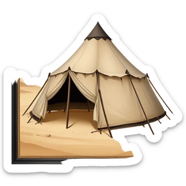 ancient Middle Eastern tent sticker