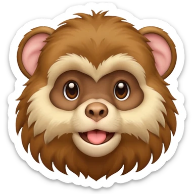 rookie monkeys puppies sticker
