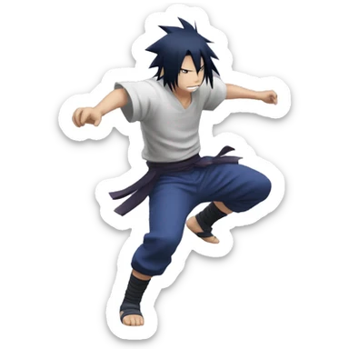 Sasuke uchiha bailando sticker