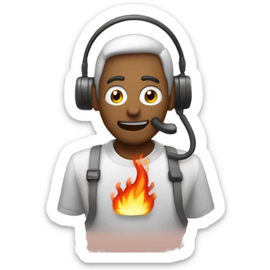 Il mio telefono sta andand a fuoco  sticker