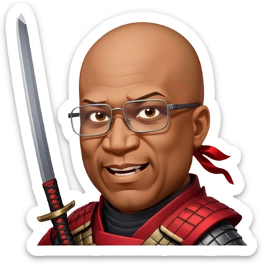 Battle-Ready Samurai sticker