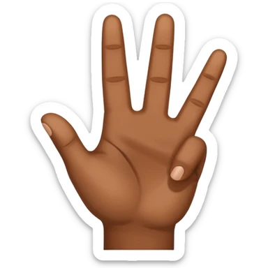 West side hand sign sticker