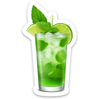 mojito cocktail sticker