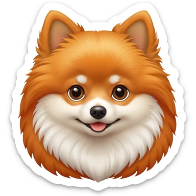 Pasear un pomerania sticker
