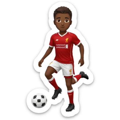 A Liverpool soccer player no salah sticker