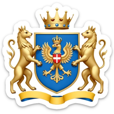 Swedish Coat Of Arms sticker