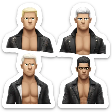 CODY RHODES ENOJADO sticker