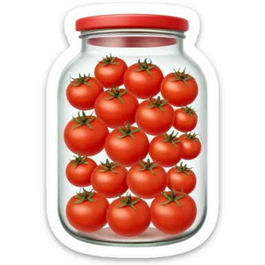 Jar of tomatos sticker