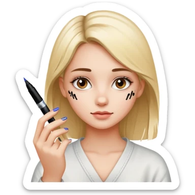 Calligraphy Girl sticker