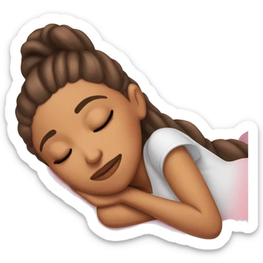 Ariana Grande sleeping sticker