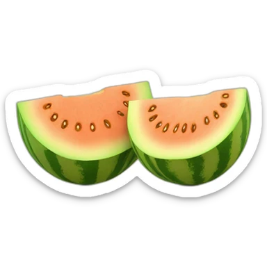 pair of melons sticker