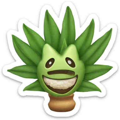 Maguey en tierra imoji sticker