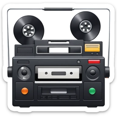 VCR player sticker