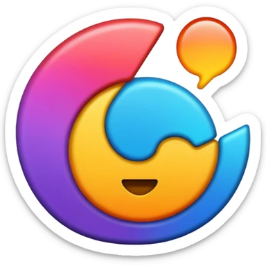 artistic sign sticker