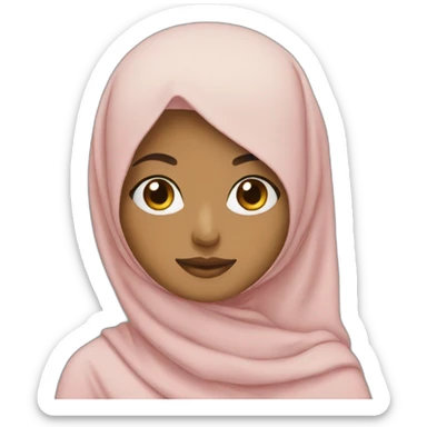 Hijab girl sticker
