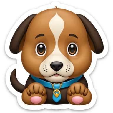 Pastor alemán cachorro sticker