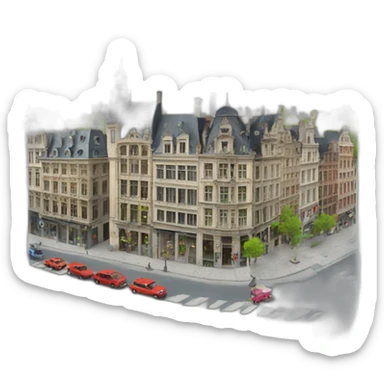 the city brussels sticker