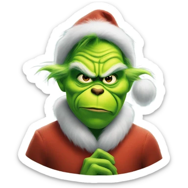 Grinch sticker