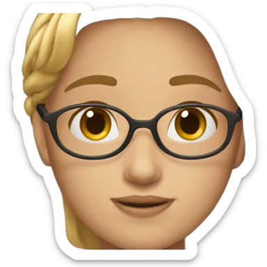 Girl take a selfie sticker