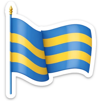 Make ukraine flag sticker