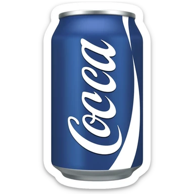Soda can sticker