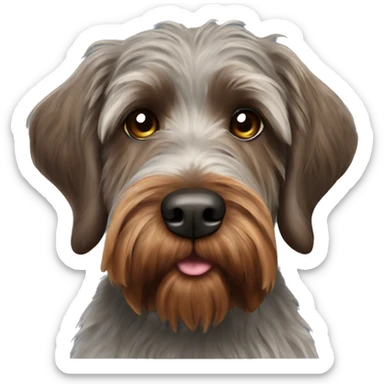 Wirehaired pointing griffon sticker