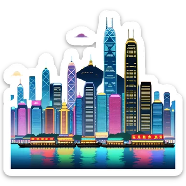 Hong Kong is Berlin of the East sticker