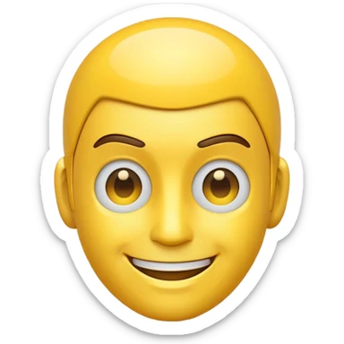 Flash man emoji sticker