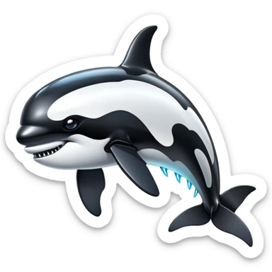 cybernetic android orca sticker