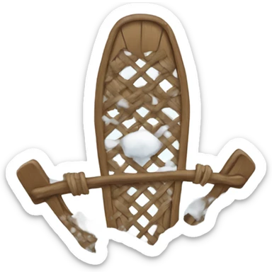 Snowshoe sticker