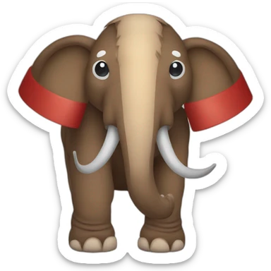 Mammoth  muay thai  sticker