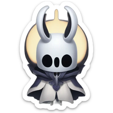 Radiance the boss from hollow knight sticker