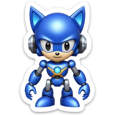 metal sonic sticker