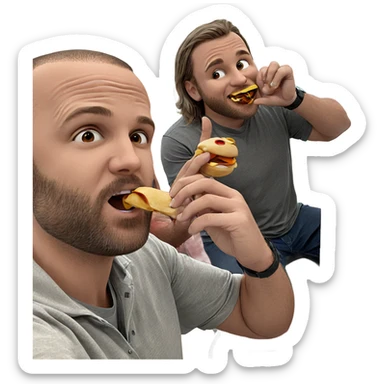 happy meal indoors together sticker