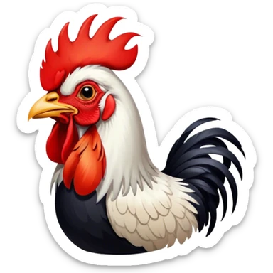 Rooster 49 sticker