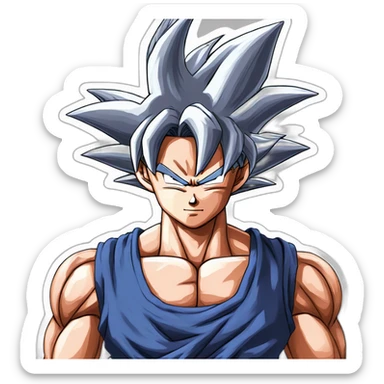 Son goku ultra instinct sticker