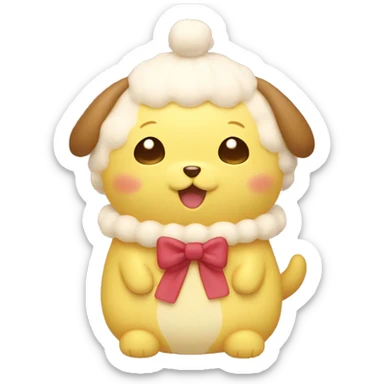 sanrio pompompurin character sticker