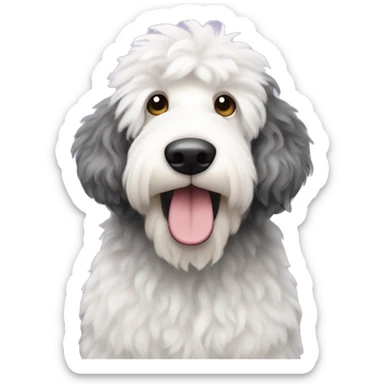 Sheepadoodle sticker