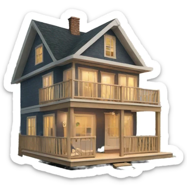 Build float home sticker