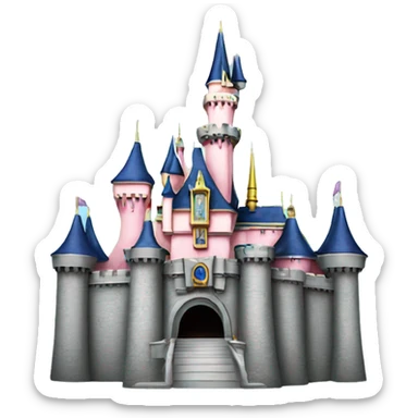 Disneyland castle sticker