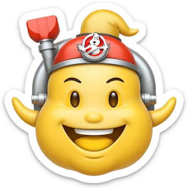  Ghostbusters emodji sticker