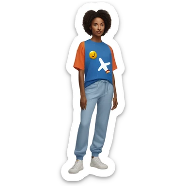 Aviator nation pants sticker