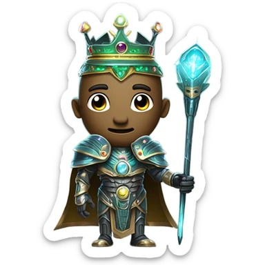 Martian King Overlord Ruler, full body sticker