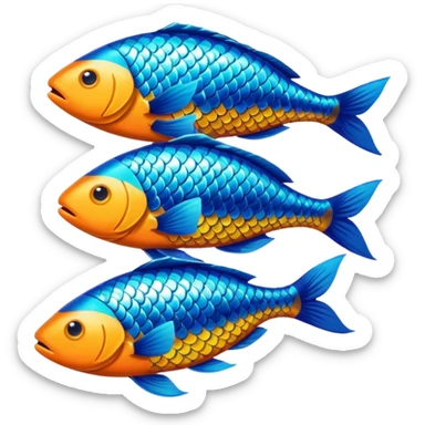 🐠🌊🌊 Life flowing freely sticker
