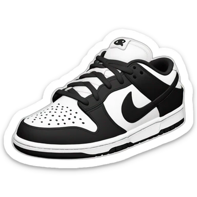 Dunk low reverse panda sticker
