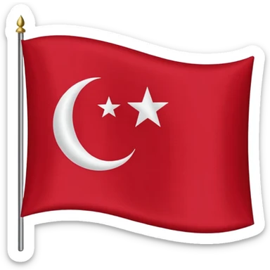 Ottoman Empire The Flag sticker