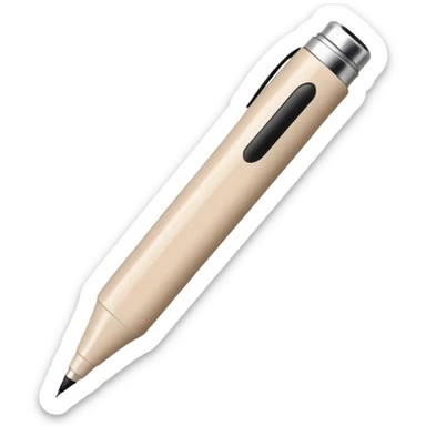 Beige marker sticker