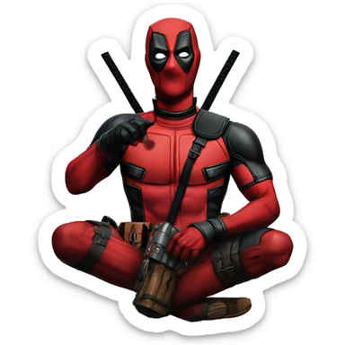 Zesty Deadpool sticker