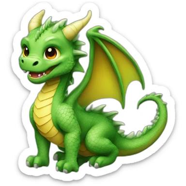 dragon cute trendy sticker